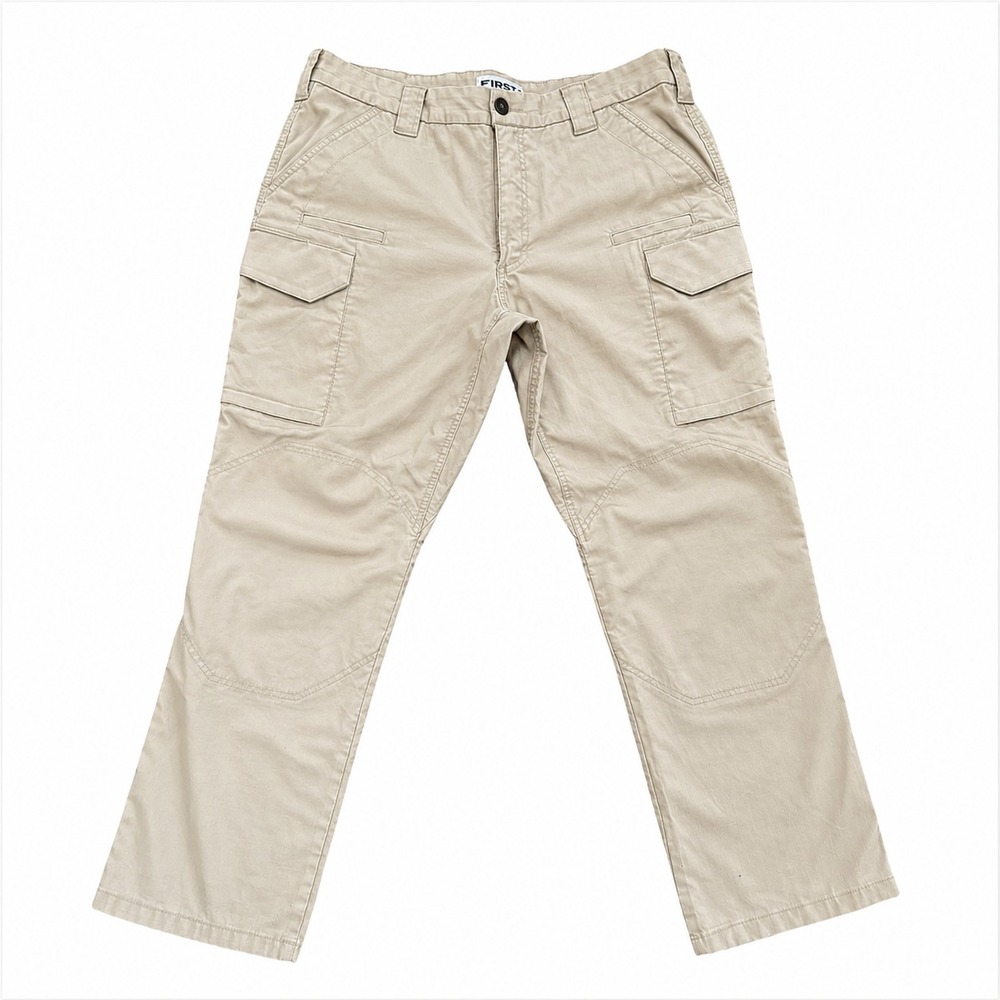 First Tactical V2 Pants Men 38x29 Khaki Ripstop Cargo Utility Workwear EDC